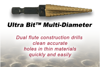 Ultra Bit™ Multi-Diameter 3-flats on Shank - Norseman Drill Ultra Bit™ Multi-Diameter 3-flats on Shank - Norseman Drill