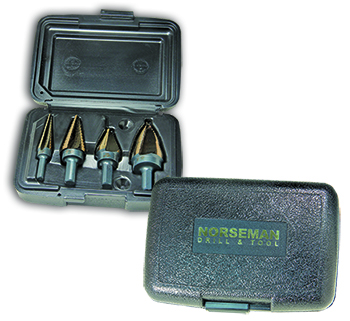 3-4pc. Step Drill Set 3-4pc. Electrician Quick Release Step Drill Set