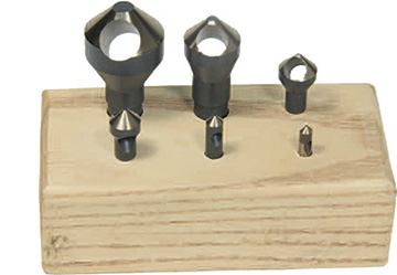3PCS/lot HSS Titanium Coated Countersink & Deburring Drill Bit - View #11